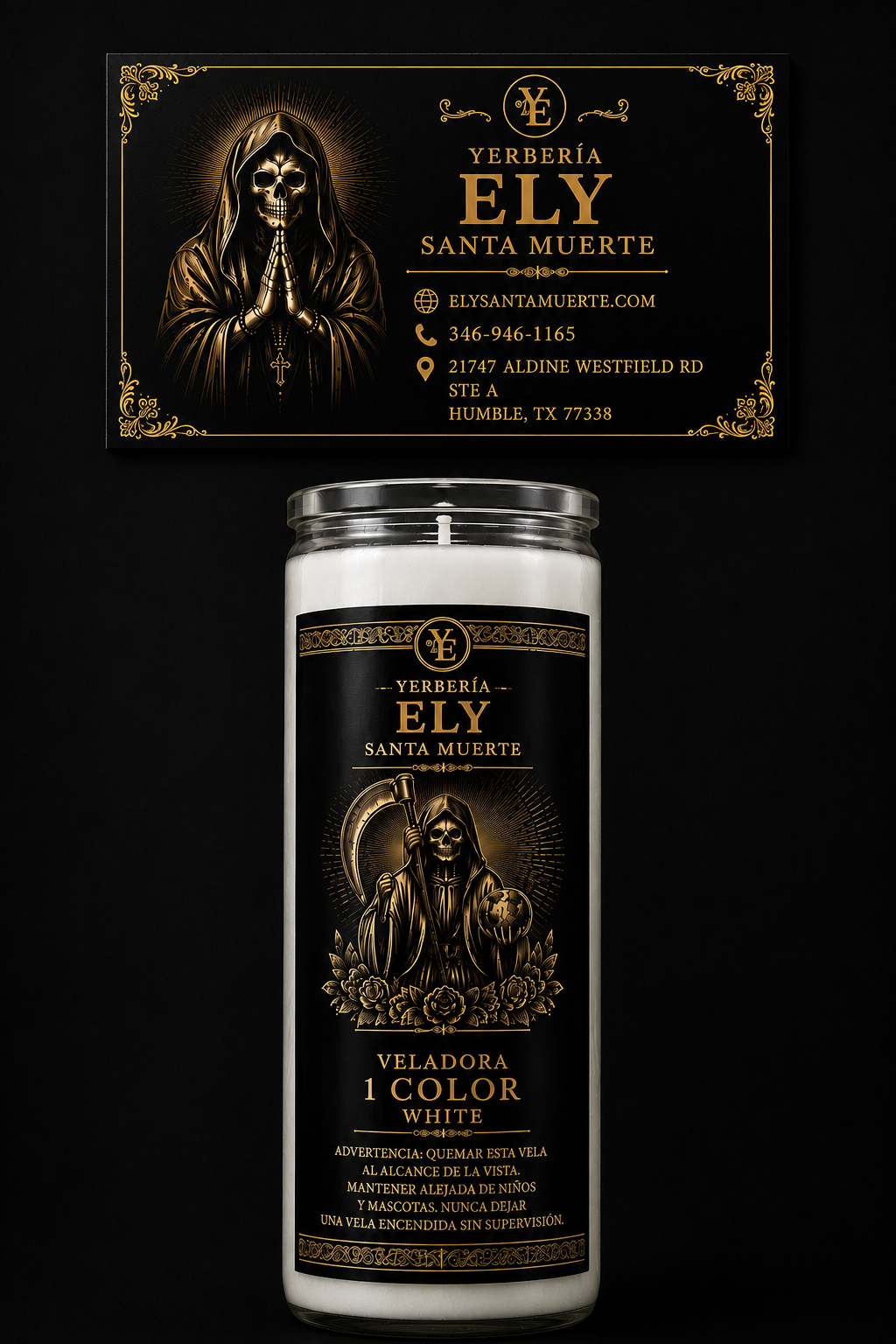 1 Color Veladora/1 Color Candle