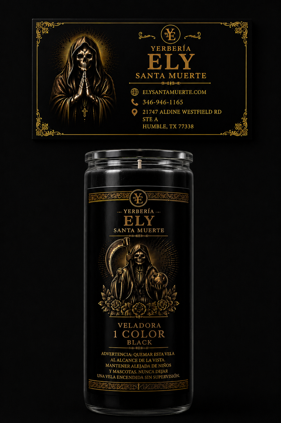 1 Color Veladora/1 Color Candle