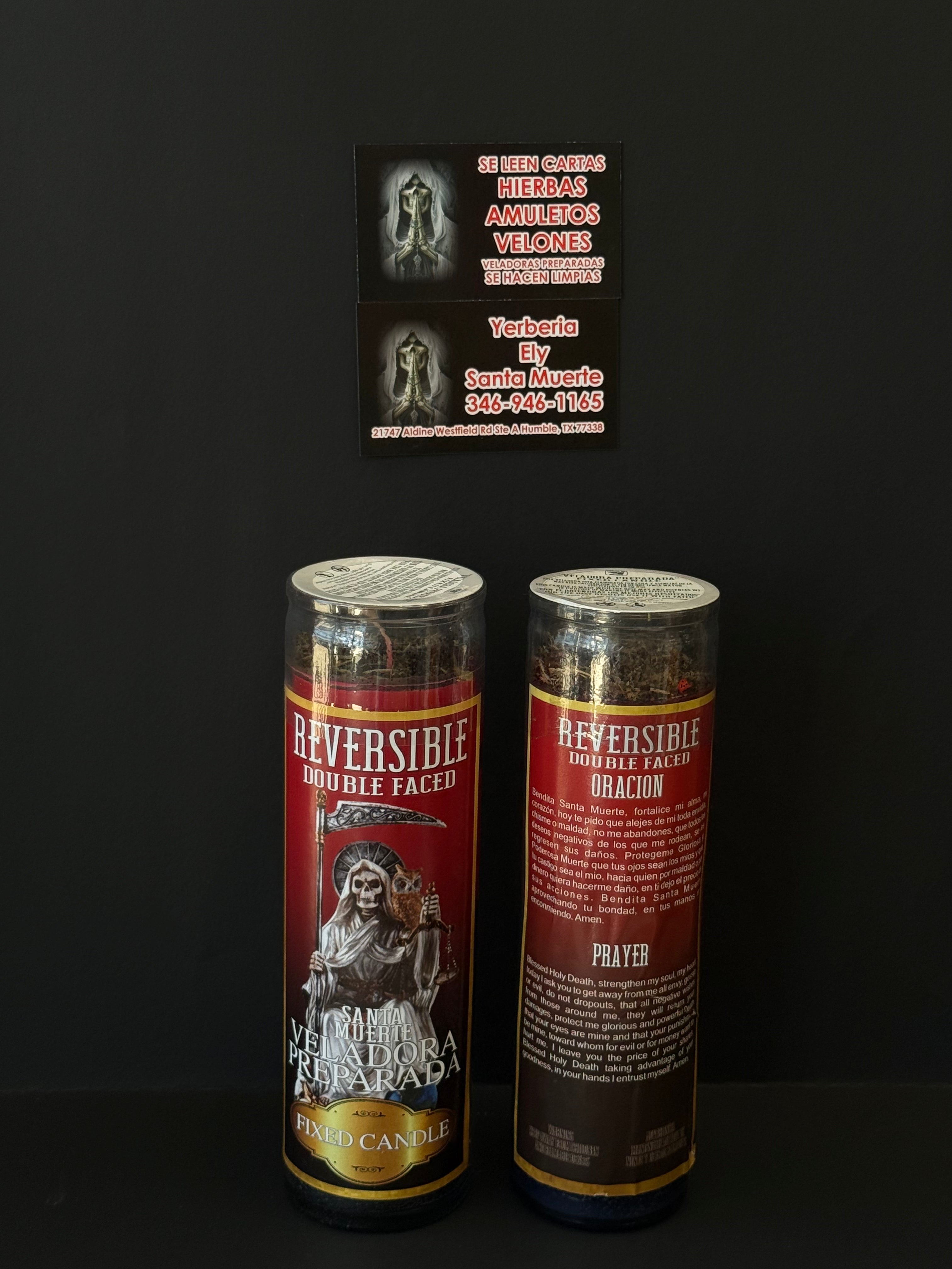 Santa Muerte Reversible Double Faced