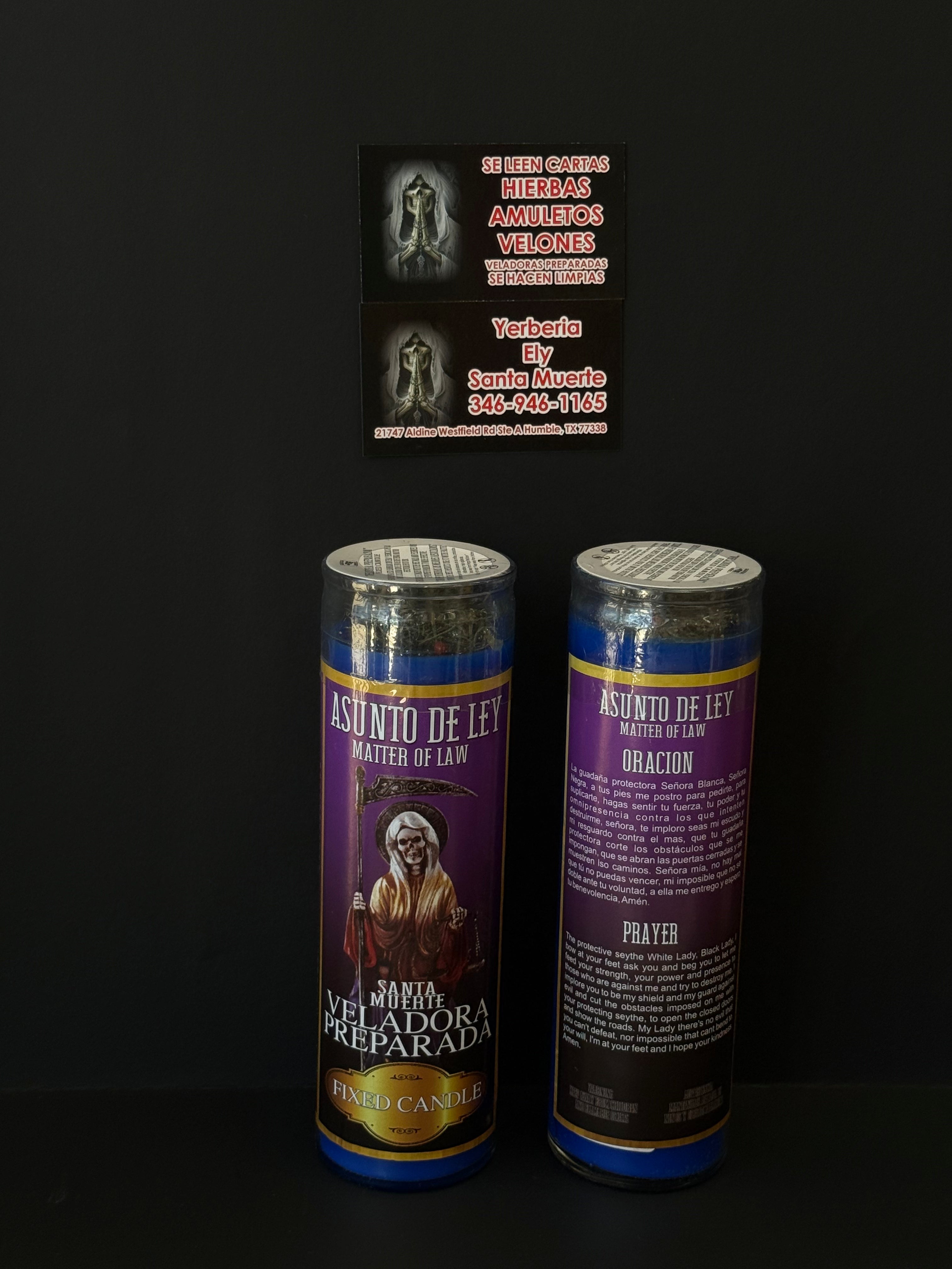 Santa Muerte Asunto De Ley/Matter of Law