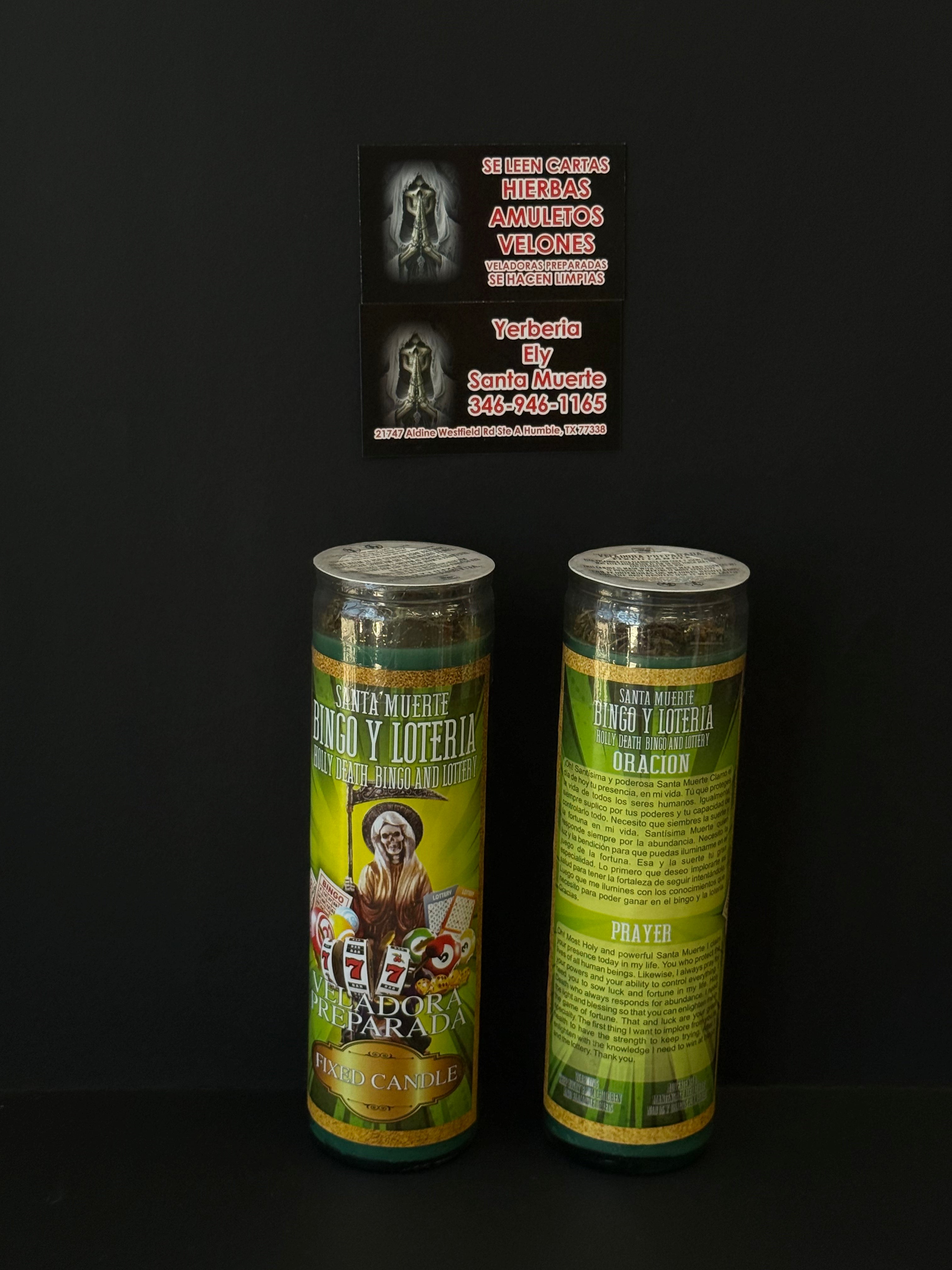Santa Muerte Bingo y Loteria/Bingo and Lottery - Holy Death