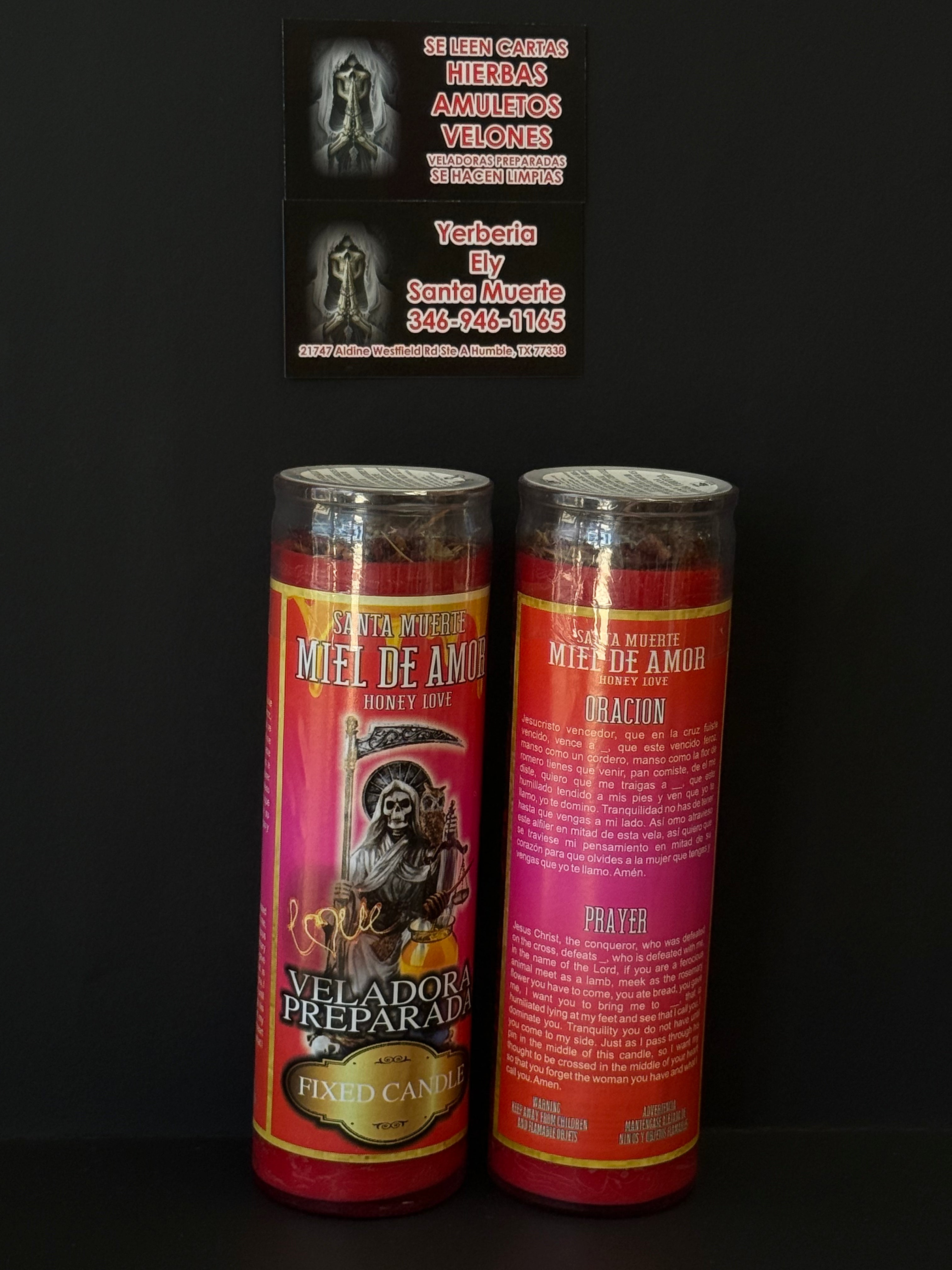 Santa Muerte Miel de Amor/Honey Love