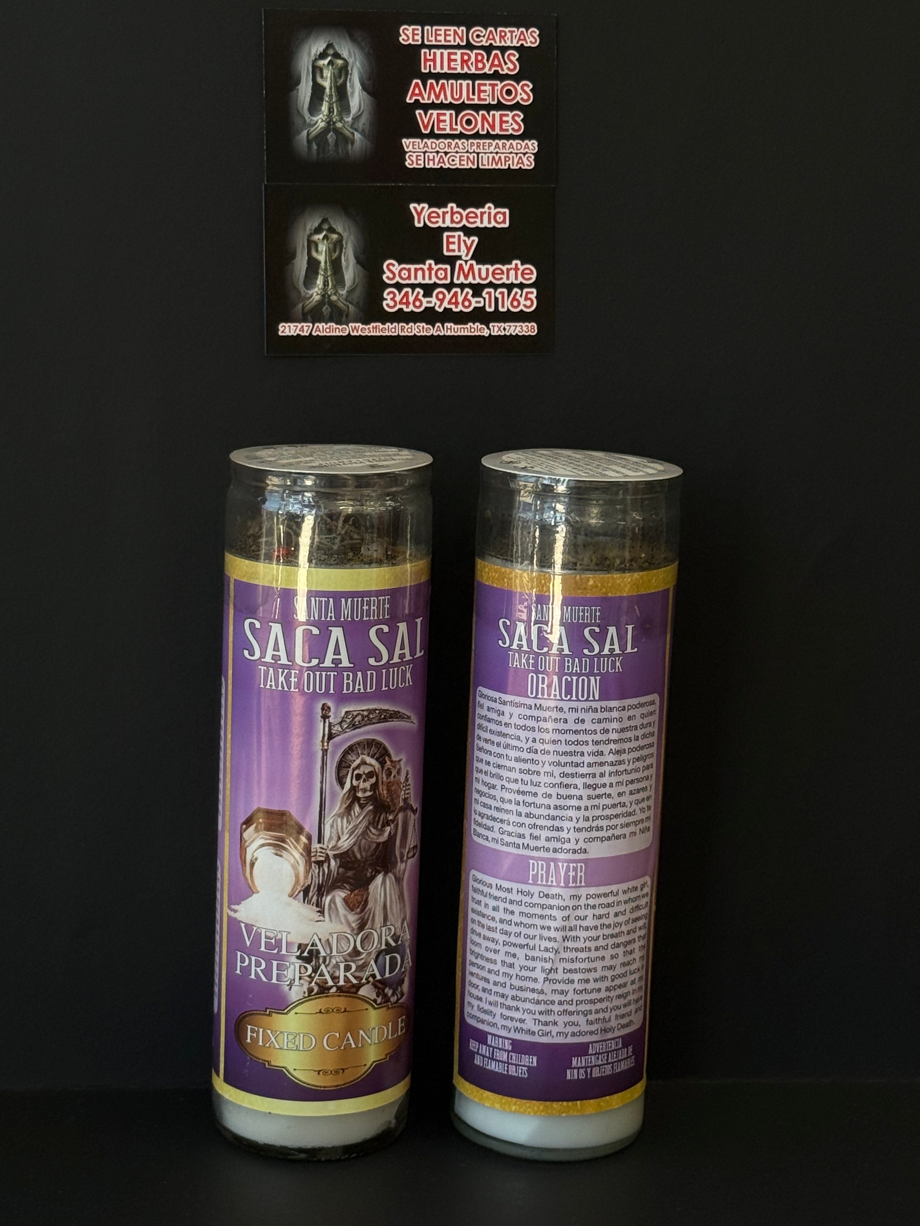 Santa Muerte Saca Sal/Take Out Bad Luck