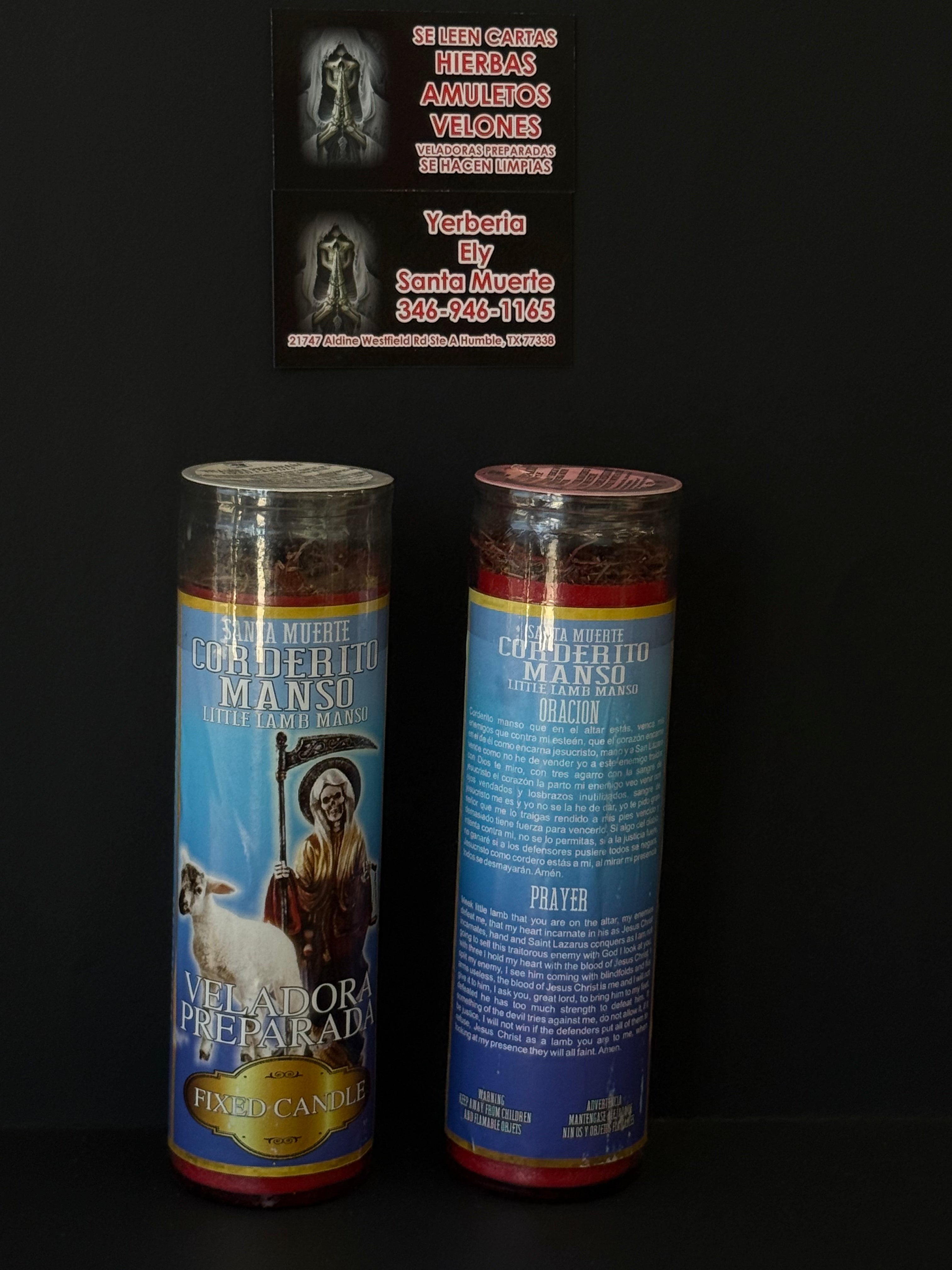 Santa Muerte Corderito Manso/Little Lamb Manso