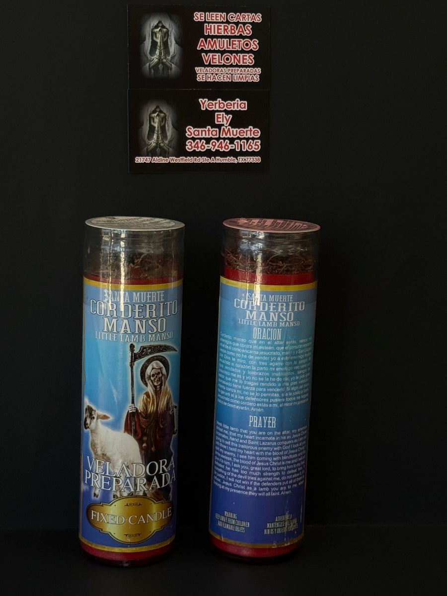 Santa Muerte Corderito Manso/Little Lamb Manso