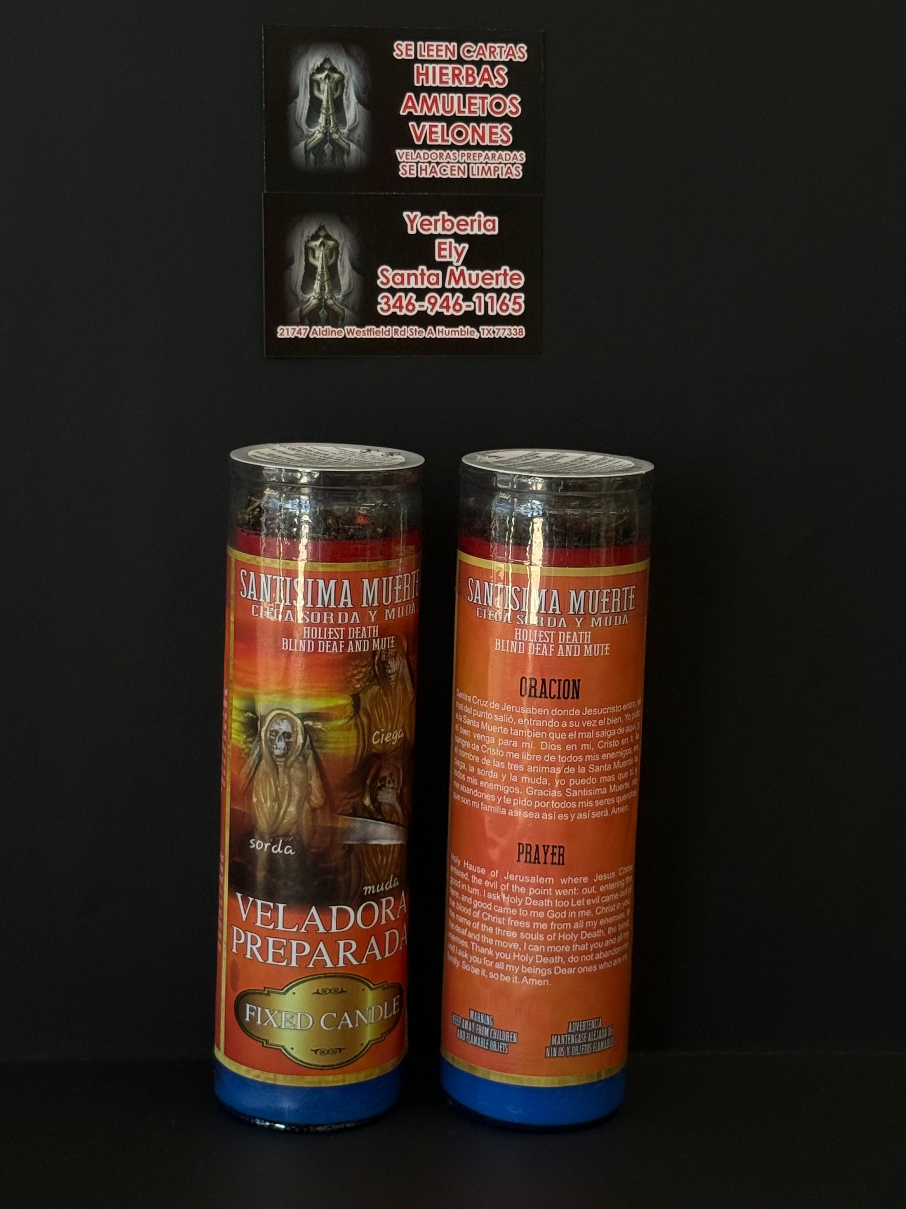 Santisima Muerte Ciega Sorda y Muda/ Blind Deaf and Mute