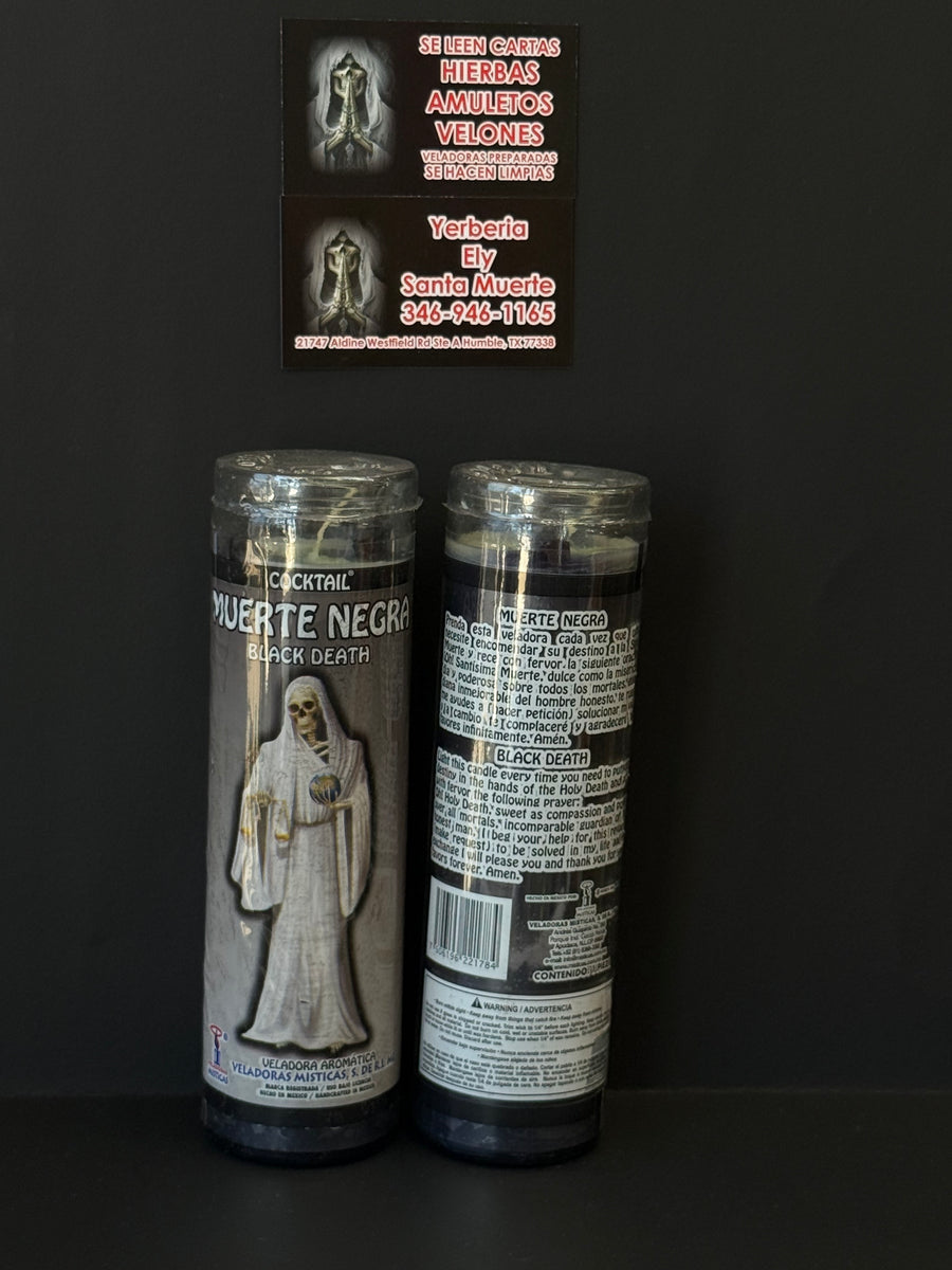 Santa Muerte Negra Black Death Cocktail