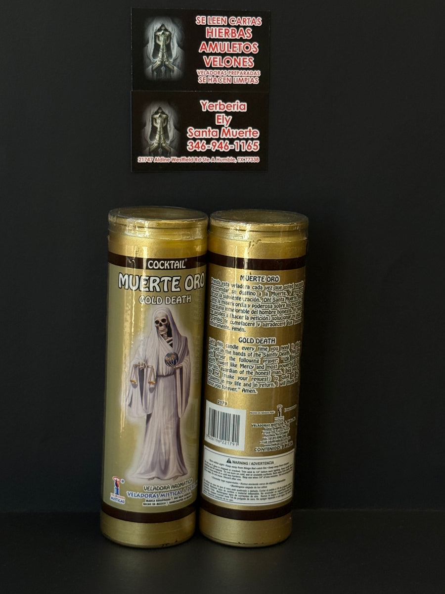 Santa Muerte Oro Cocktail/Gold Death