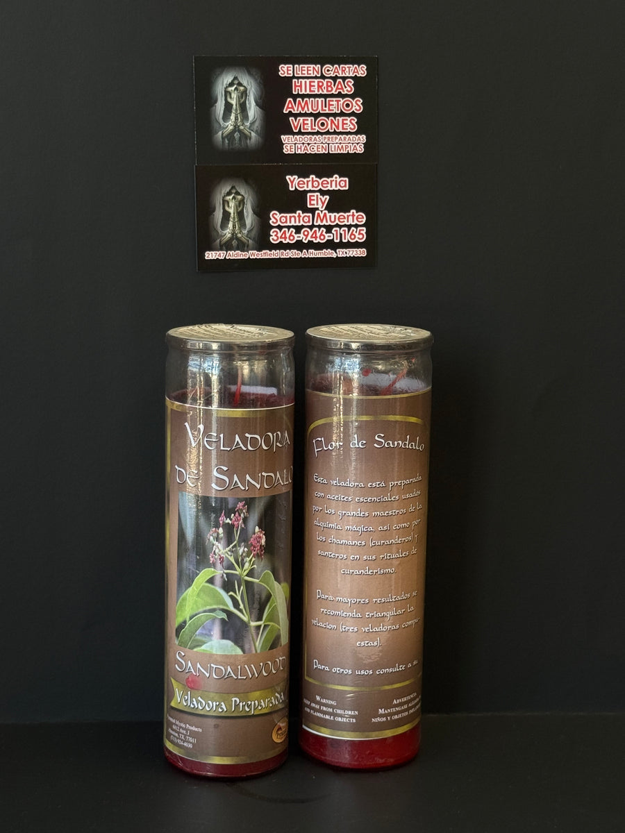 Veladora De Sandalo/Sandalwood